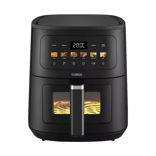 8L Digital Air Fryer Window