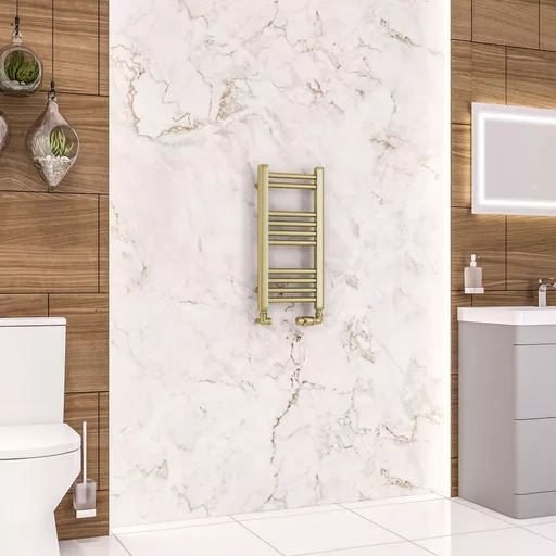 Wendover Straight Multirail 600 x 300 Brushed Brass