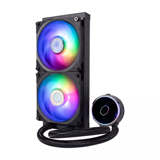 Cooler Master MasterLiquid PL240 Flux Processor Liquid cooling kit 12 cm Black