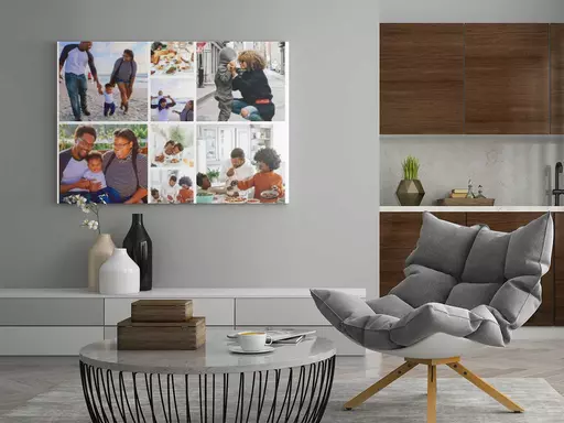 Personalised 8 Photo Collage Canvas