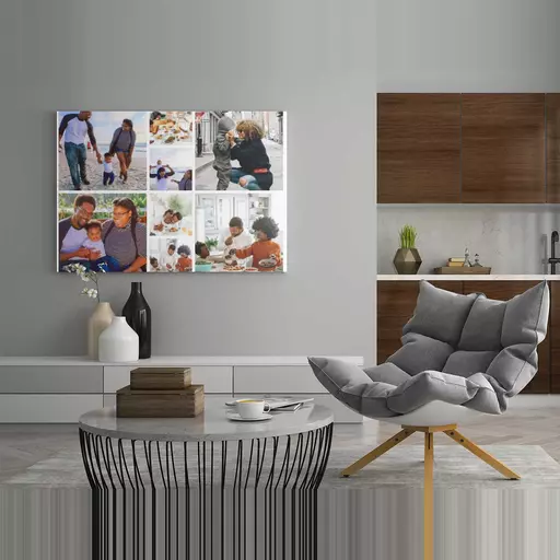 Personalised 8 Photo Collage Canvas