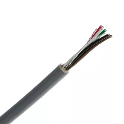 6Core 24AWG Grey Screened LSF Multicore Cable, 100M