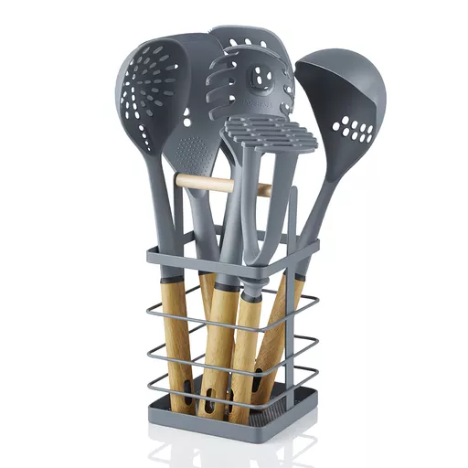 Swan Nordic 6pcs Utensils Set With Holder