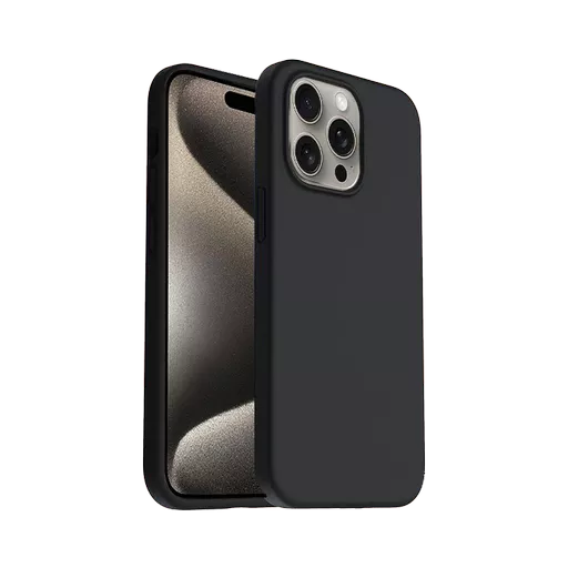 Silicone for iPhone 15 Pro Max - Black