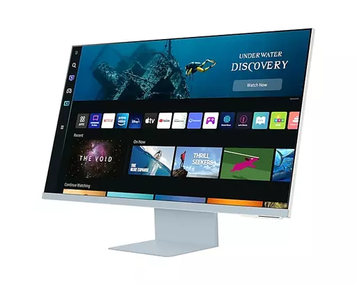 Samsung LS32BM80BUUXXU computer monitor 81.3 cm (32") 3840 x 2160 pixels 4K Ultra HD Blue, White