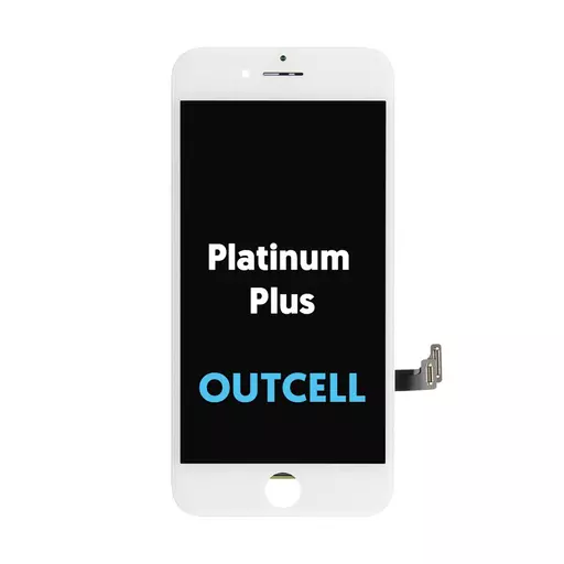 Platinum Plus Replacement LCD Assembly for iPhone 7 - White