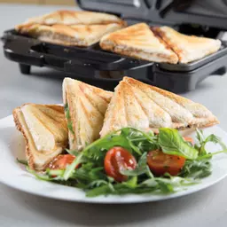 900W Deep Filled Sandwich Maker Stainless Steel