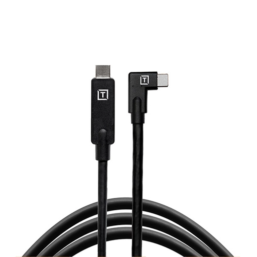 TetherPro USB-C to USB-C Right Angle cable