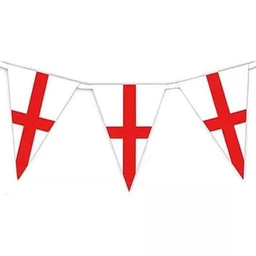 England Triangle Bunting - 10m