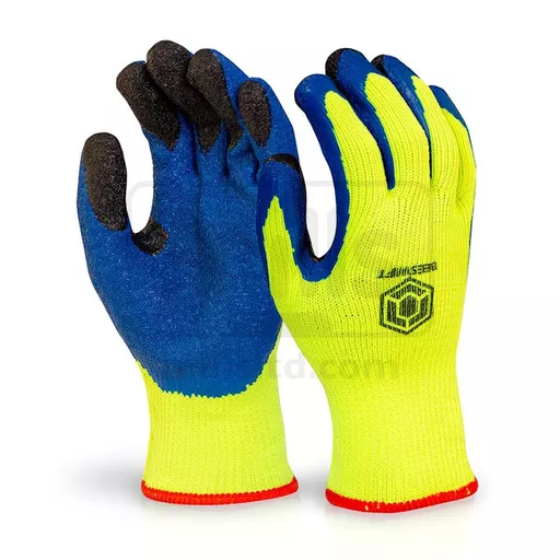 Latex Thermo-Star Fully Dipped Glove Saturn - Hi-Vis Yellow