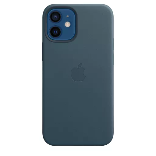 Apple iPhone 12 mini Leather Case with MagSafe - Baltic Blue