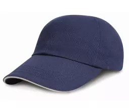 Low Profile Heavy Brushed Cotton Cap with Sandwich Peak