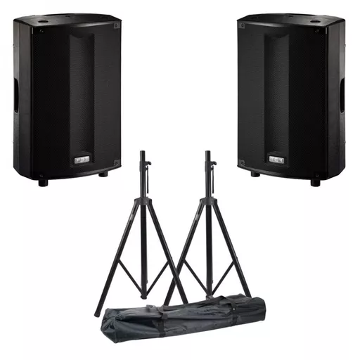 FBT PROMaxX 112A Active Speakers & Stand Kit