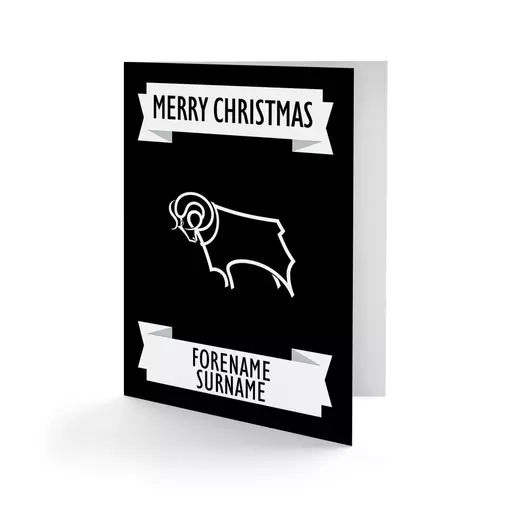 Derby County Crest Christmas Card