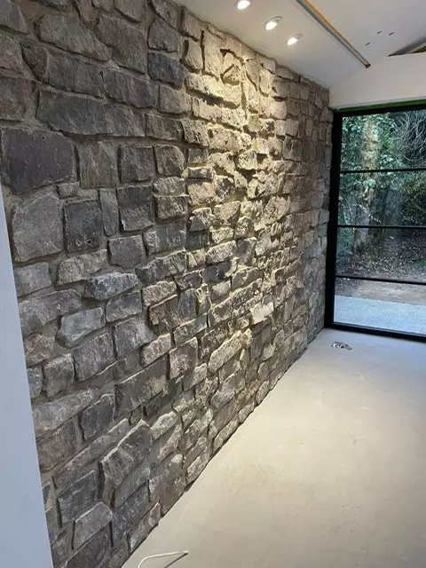 How to  clad an interior wall using Fernhill stone cladding 