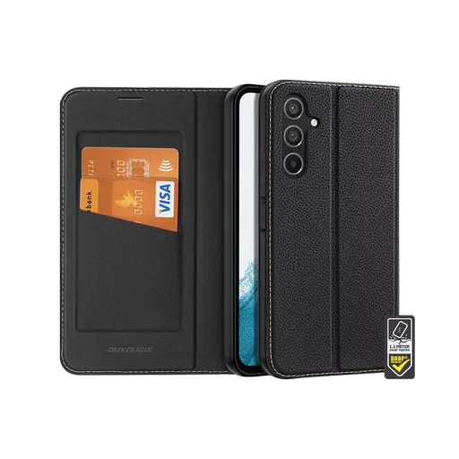 Dux Ducis - Skin X Wallet for Galaxy A54 5G - Black