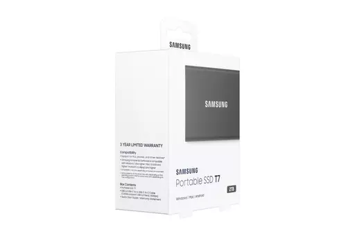 Samsung Portable SSD T7 2000 GB Grey