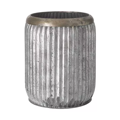 Planter, Almere, Antique zinc, Large