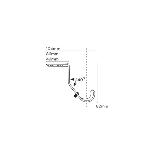 28mm Top Fix Support Line Drawing.jpg
