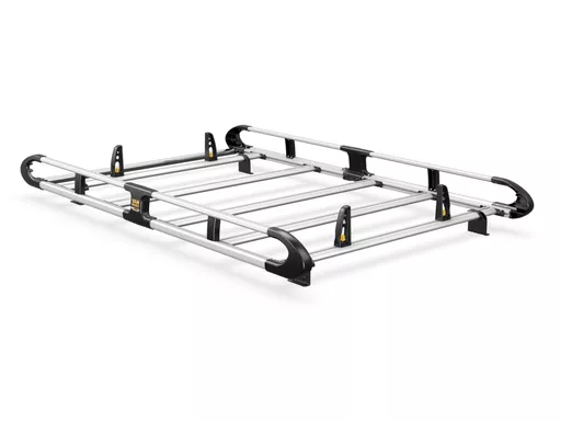 Ford Transit Courier 2014-2024 L1, H1 Twin Rear Doors - ULTI Rack+ (Aluminium) - 4 Bar Roof Rack