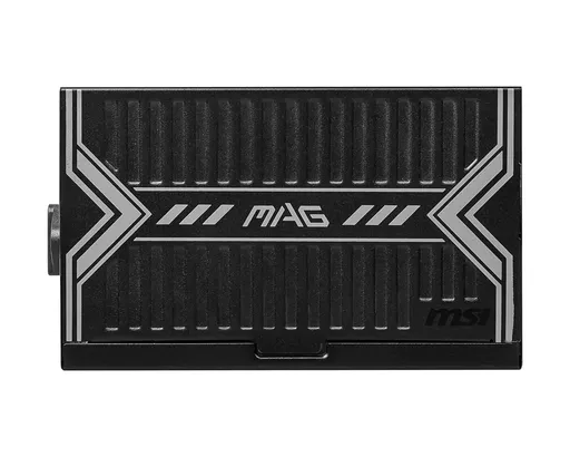 MSI MAG A550BN UK PSU '550W, 80 Plus Bronze certified, 12V Single-Rail, DC-to-DC Circuit, 120mm Fan, Non-Modular, Sleeved Cables, ATX Power Supply Unit, UK Powercord, Black'