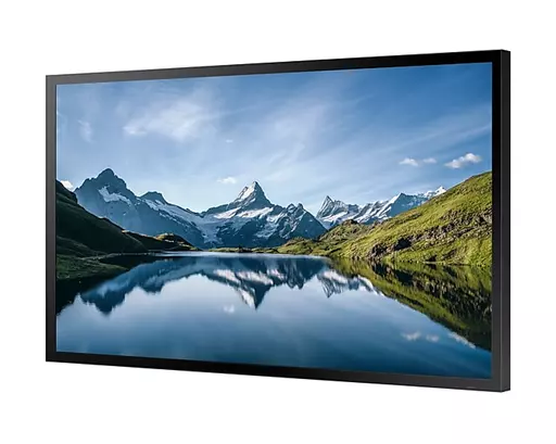 Samsung OH46B Digital signage flat panel 116.8 cm (46") VA 3500 cd/m² Full HD Black Built-in processor Tizen 5.0 24/7