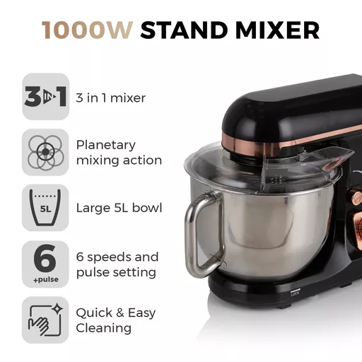 Stand Mixer With 5 Litre Stainless Steel Bowl