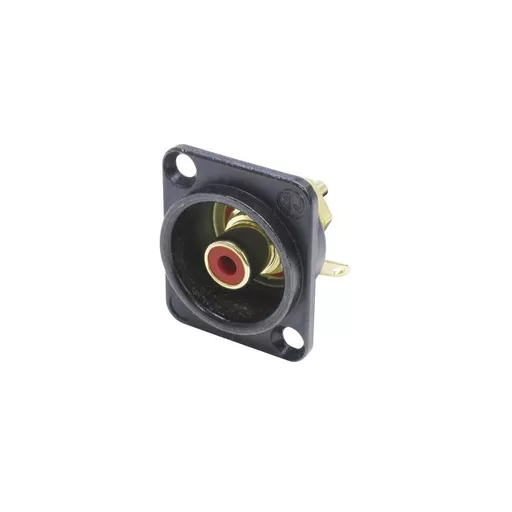 Neutrik NF2D-B-2 Phono Socket in Black Chrome