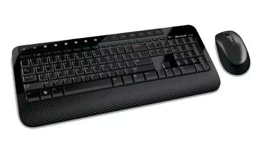 Microsoft 2000 Usb Wireless Desktop Keyboard And Mouse (Black)