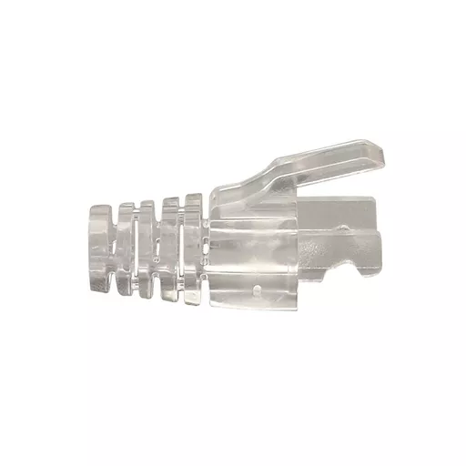 Speedy RJ45 CAT6 Transparent Flush Strain Relief Boots (Pack of 10)