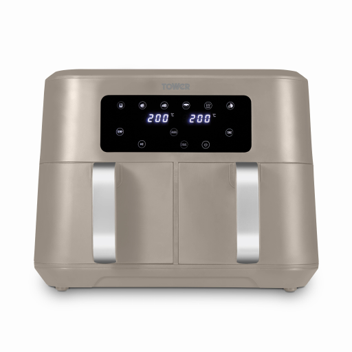 Tower Vortx 8.5 Litre Dual Basket Air Fryer Latte