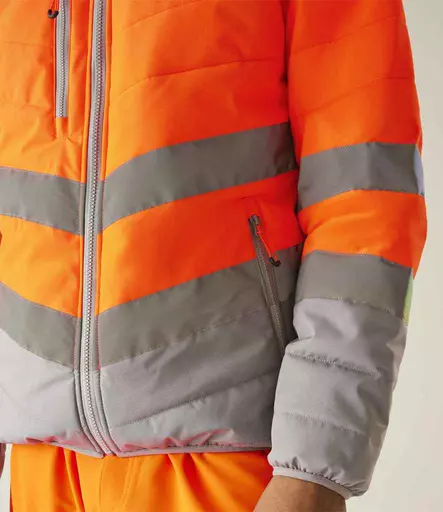Regatta High Visibility Two Tone Thermal Baffle Jacket