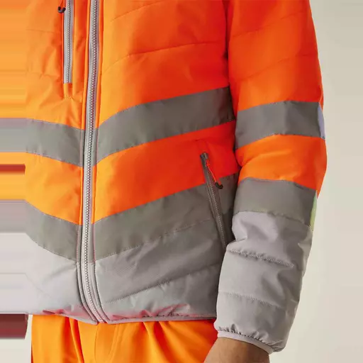 Regatta High Visibility Two Tone Thermal Baffle Jacket