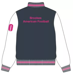 Brookes American Football Varsity Jacket Back.png