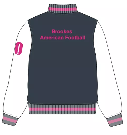 Brookes American Football Varsity Jacket Back.png