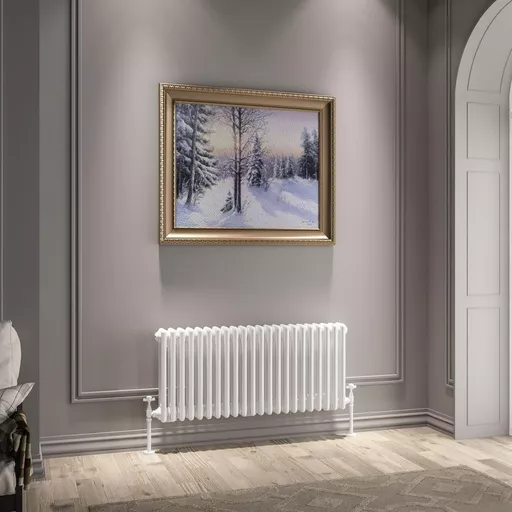 Imperia 3 Column Radiator 450 x 1010mm Gloss White