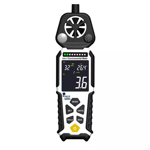 Philip Harris Heavy Duty 5-IN-1 Meter (Light/Wind/Sound/Temperature/Humidity)