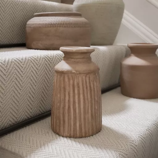 Antique Rena Vase, Terracotta
