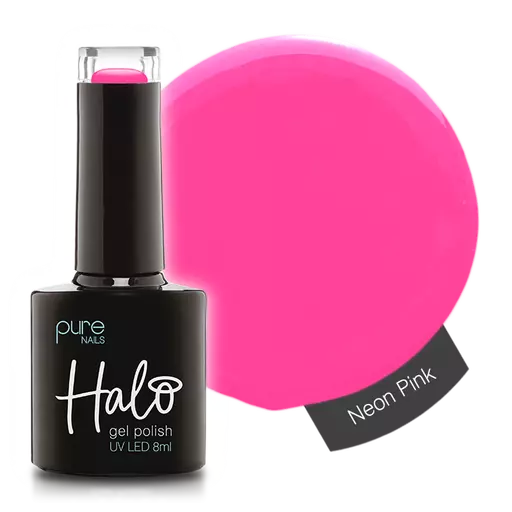 Halo Gel Polish Neon Pink 8ml