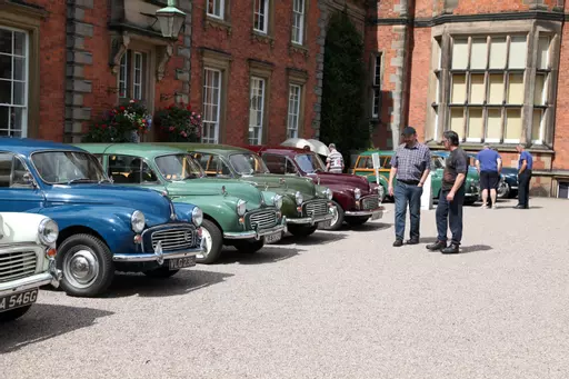 RH SPECIALIST INSURANCE CHESHIRE CLASSIC CAR & MOTORCYCLE SHOW Inc. North West Morris Minor Day Sunday 16 July @ Capesthorne Hall