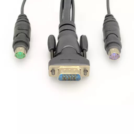 Belkin VGA & PS/2 KVM 3m KVM cable Black