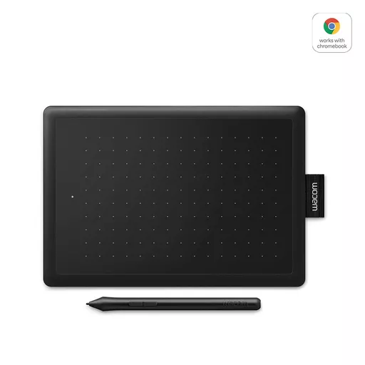 Wacom One by Small graphic tablet Black 2540 lpi 152 x 95 mm USB