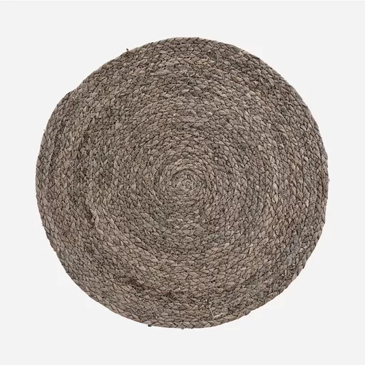 Placemat, Circle, Light grey