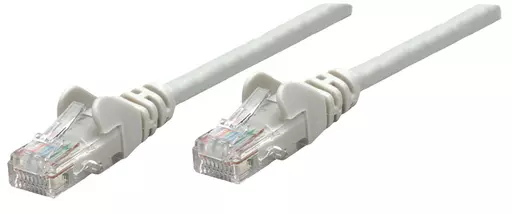 Intellinet Network Patch Cable, Cat6, 50m, Grey, Copper, S/FTP, LSOH / LSZH, PVC, RJ45, Gold Plated Contacts, Snagless, Booted, Lifetime Warranty, Polybag