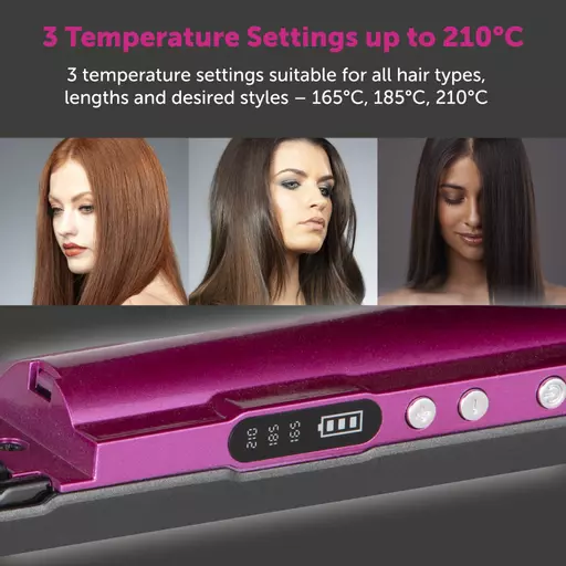 Carmen cordless rechargeable shop mini hair straighteners