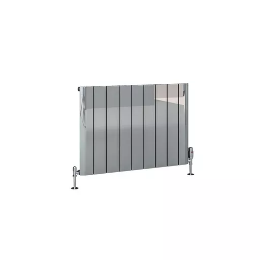 Peretti 600 x 850 Aluminium Radiator Polished Aluminium