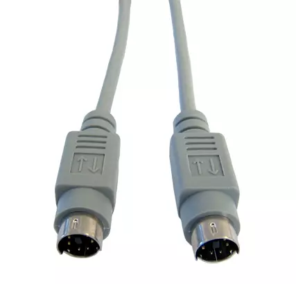 Cables Direct EX-107 PS/2 cable 5 m Grey