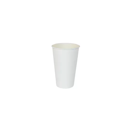 16oz Single Wall Cup White