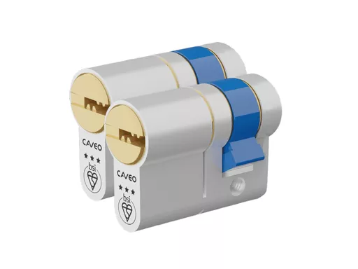 CAVEO TS007 3* Half Euro Dimple Cylinder Keyed Alike