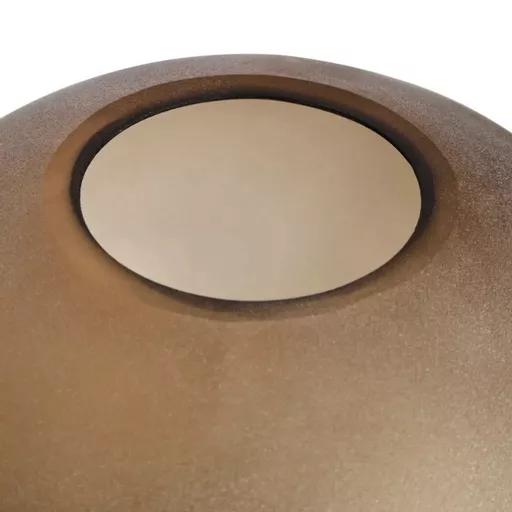Opaque Glass Vase, Gabi, Brown, Large